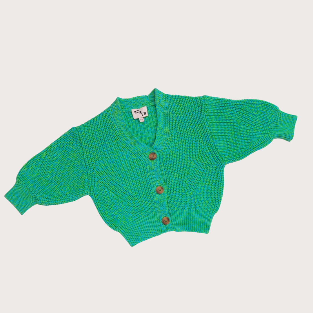 Ellis Cotton Knitted Fleck Cardigan